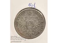 Austria 1 florin 1879 Silver!