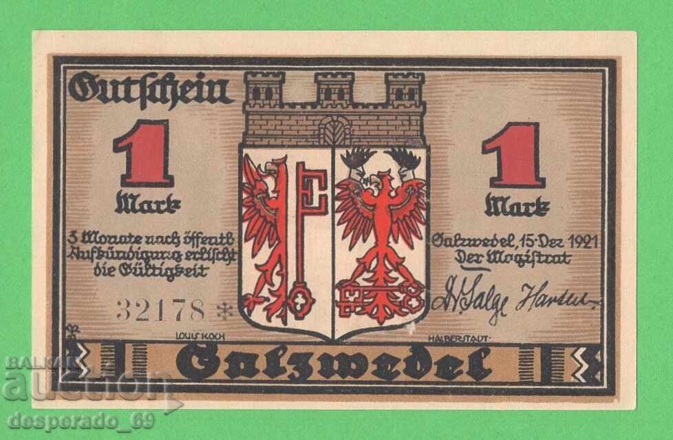 (¯`'•.¸NOTGELD (City of Salzwedel) 1921 UNC -1 stamp¸.•'´¯) with price 4.00 BGN | € 2.05 (¯`'•.¸NOTGELD (City of Salzwedel) 1921 UNC -1 stamp¸.•'´¯) with price 4.00 BGN | € 2.05