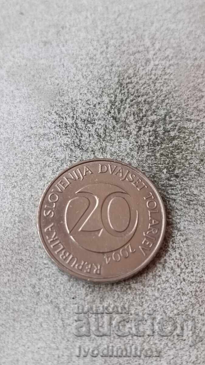 Slovenia 20 tolars 2004 Slovenia 20 tolars 2004