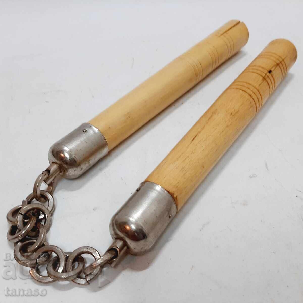 Nunchaku vechi din lemn (5,1) - 6