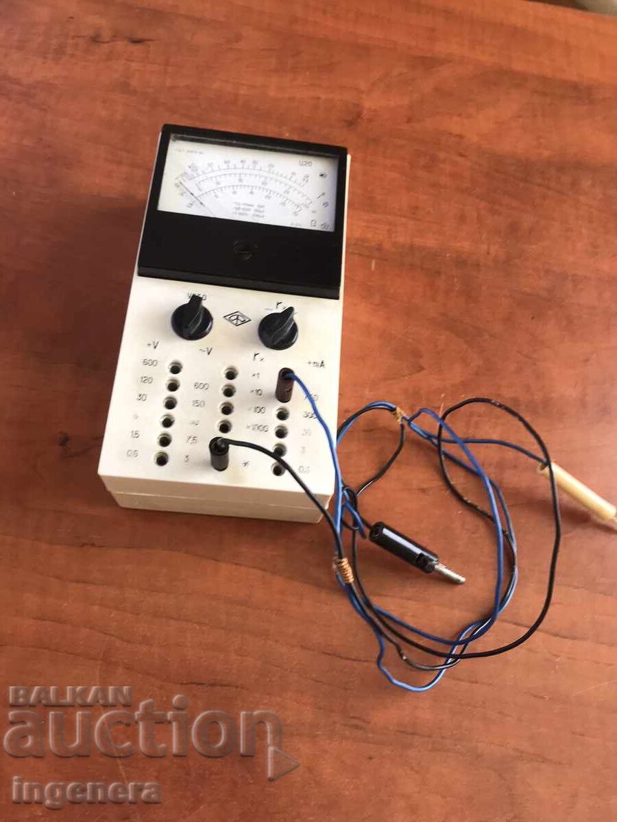 Auction MULTISET-C 20 ELECTRICAL MEASUREMENT DEVICE FROM SOCA Auction MULTISET-C 20 ELECTRICAL MEASUREMENT DEVICE FROM SOCA