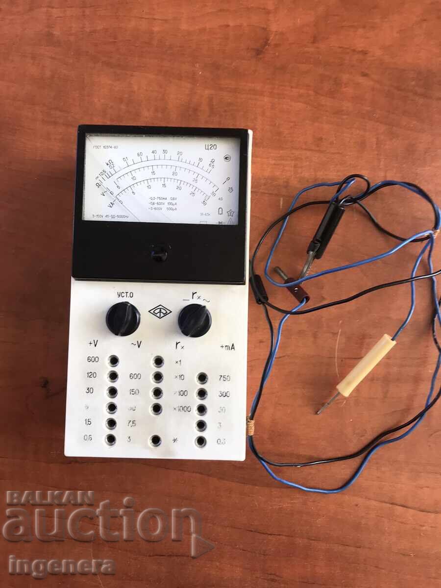 MULTISET-C 20 ELECTRICAL MEASUREMENT DEVICE FROM SOCA MULTISET-C 20 ELECTRICAL MEASUREMENT DEVICE FROM SOCA