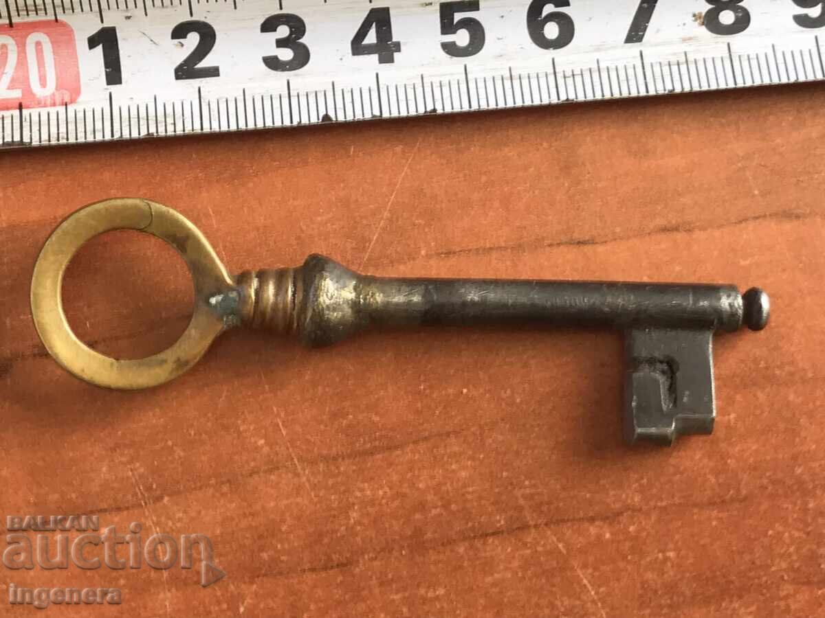 ANTIQUE KEY FROM GRANDMOTHER AND GRANDFATHER'S CHESTS CUT PADLOCK with price 7.00 BGN | € 3.58 ANTIQUE KEY FROM GRANDMOTHER AND GRANDFATHER'S CHESTS CUT PADLOCK with price 7.00 BGN | € 3.58