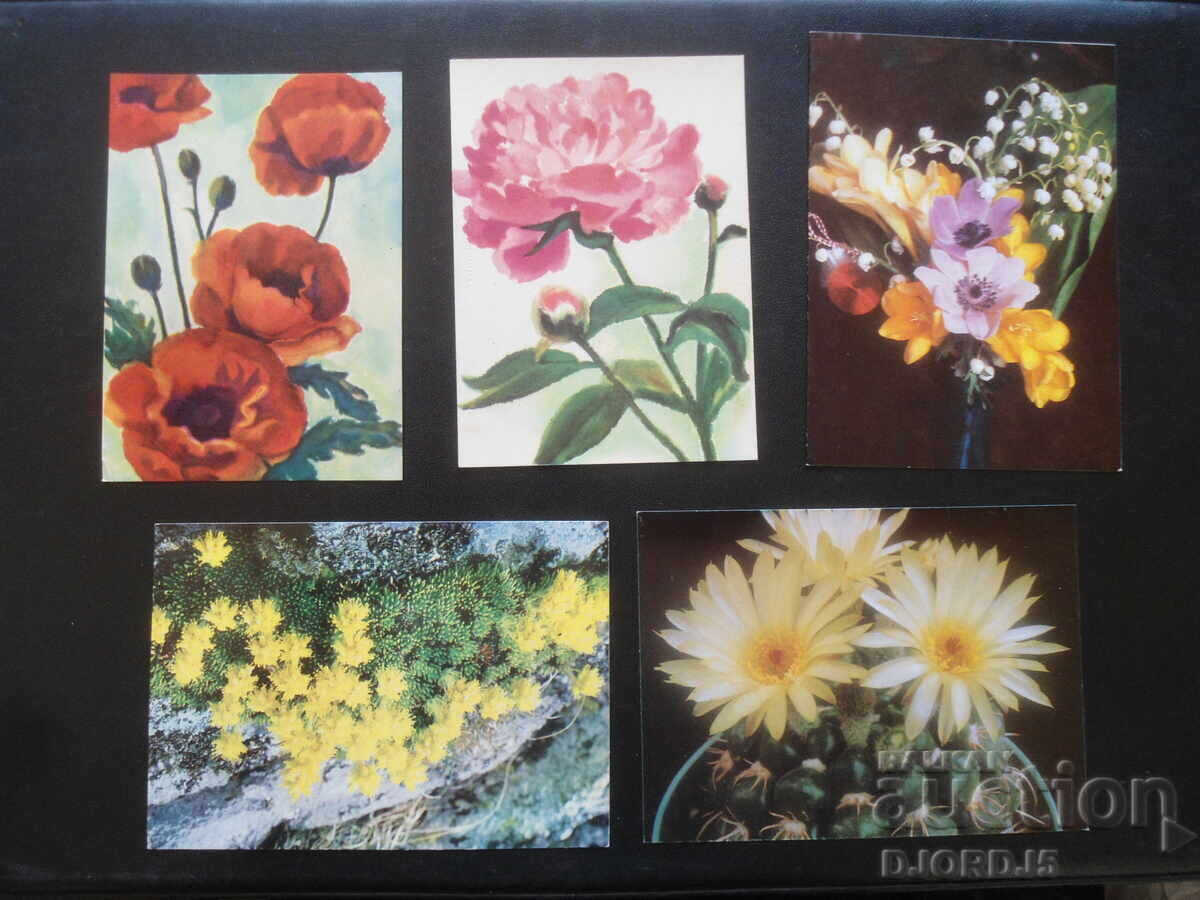 Auction Old Bulgarian greeting cards, 10 pieces Auction Old Bulgarian greeting cards, 10 pieces