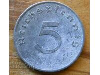 5 Pfennig 1943 - Γερμανία ( E )