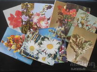 Old Bulgarian greeting cards, 10 pieces