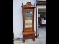 Beautiful vintage mirror with solid wood carving!!!