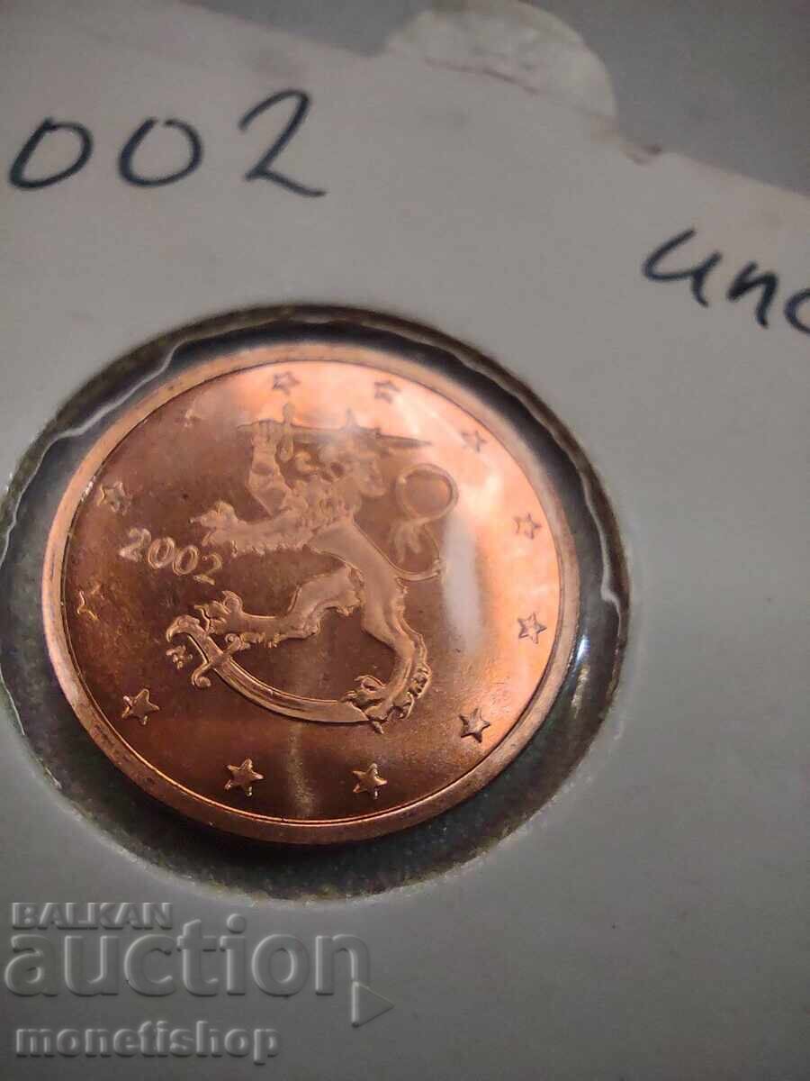 Selection of 1-2 and 5 Eurocents - Finland - UNC 2002. with price 10.00 BGN | € 5.11 Selection of 1-2 and 5 Eurocents - Finland - UNC 2002. with price 10.00 BGN | € 5.11