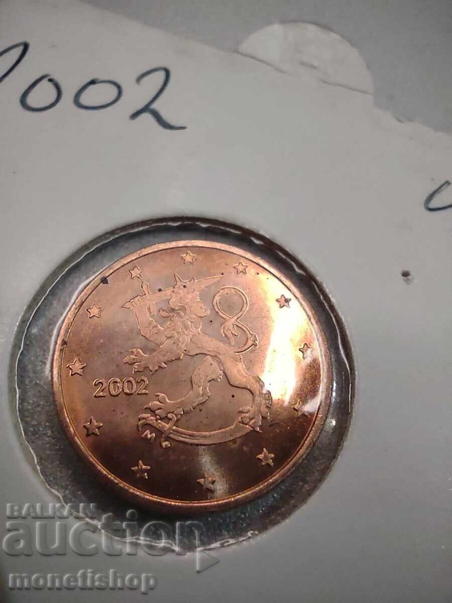 Delivery of Selection of 1-2 and 5 Eurocents - Finland - UNC 2002. Delivery of Selection of 1-2 and 5 Eurocents - Finland - UNC 2002.