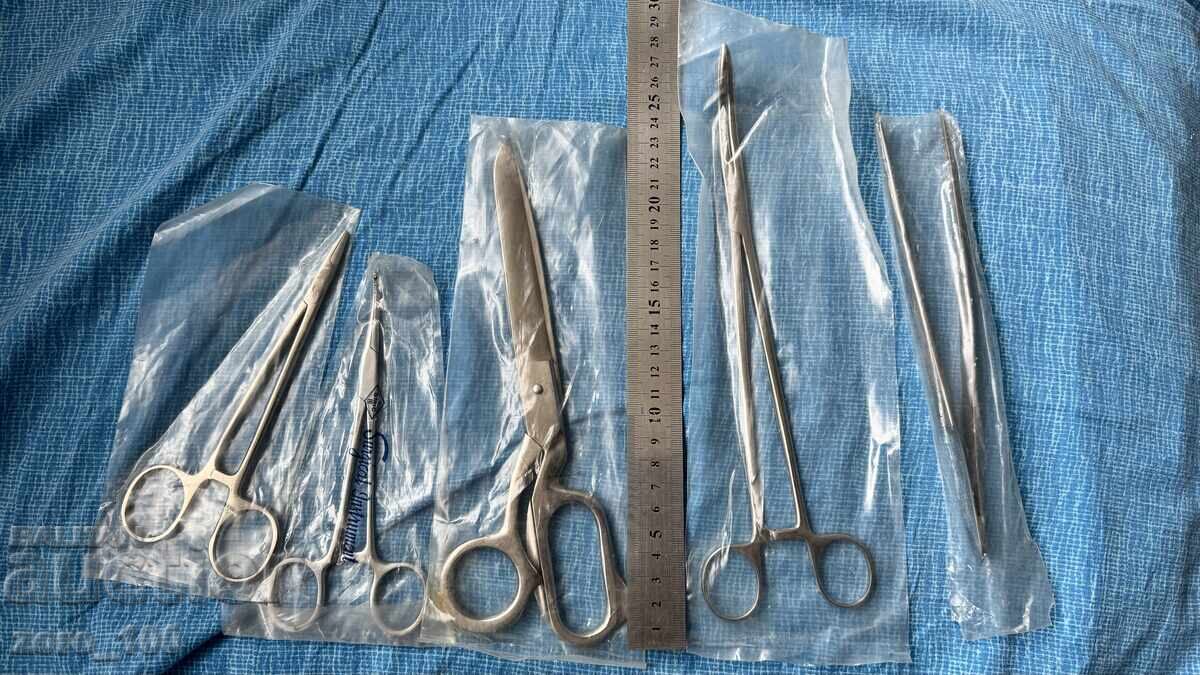 Medical instruments 6 pieces Medical instruments 6 pieces