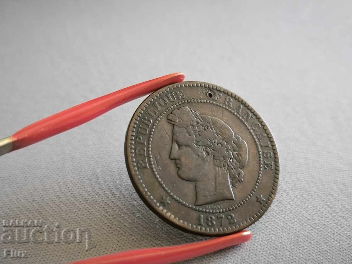 Coin - France - 10 centimes | 1872 with price 20.00 BGN | € 10.23 Coin - France - 10 centimes | 1872 with price 20.00 BGN | € 10.23