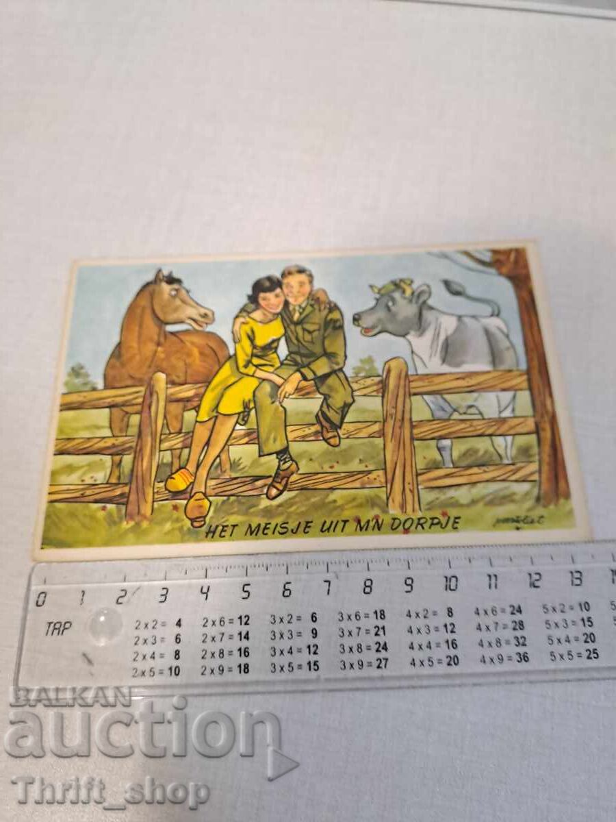 Παλιά καρτ ποστάλ - Κινούμενα σχέδια - Χιούμορ