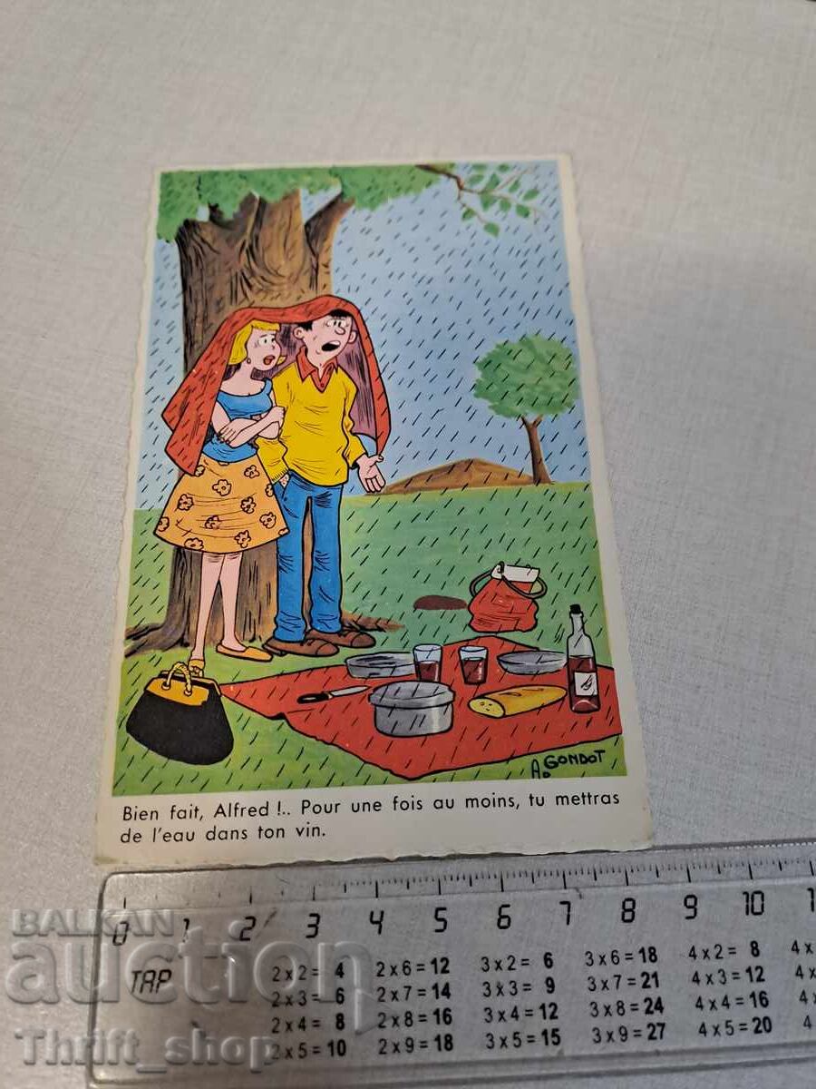 Παλιά καρτ ποστάλ - Κινούμενα σχέδια - Χιούμορ