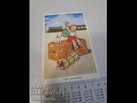 Old postcard - Animation - Humor