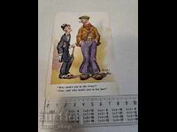 Old postcard - Animation - Humor