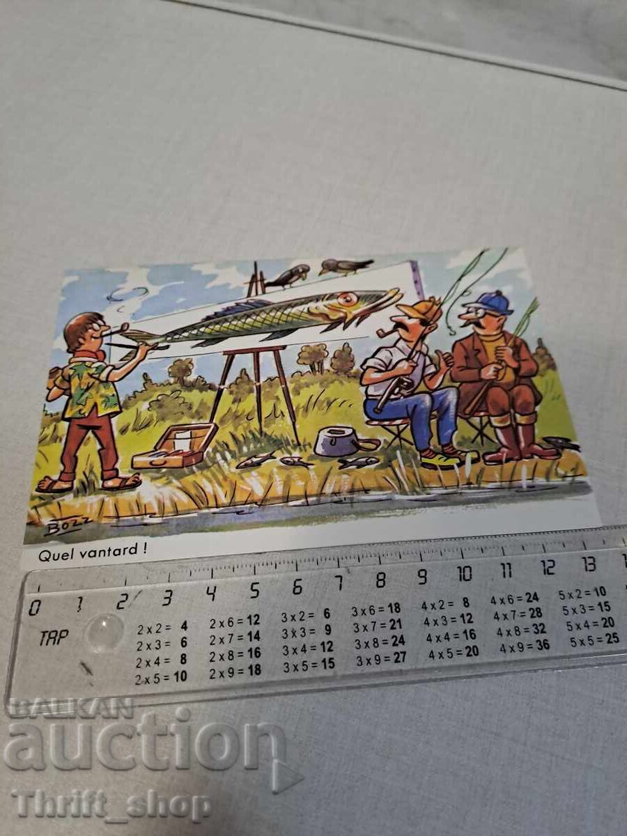 Old postcard - Animation - Humor