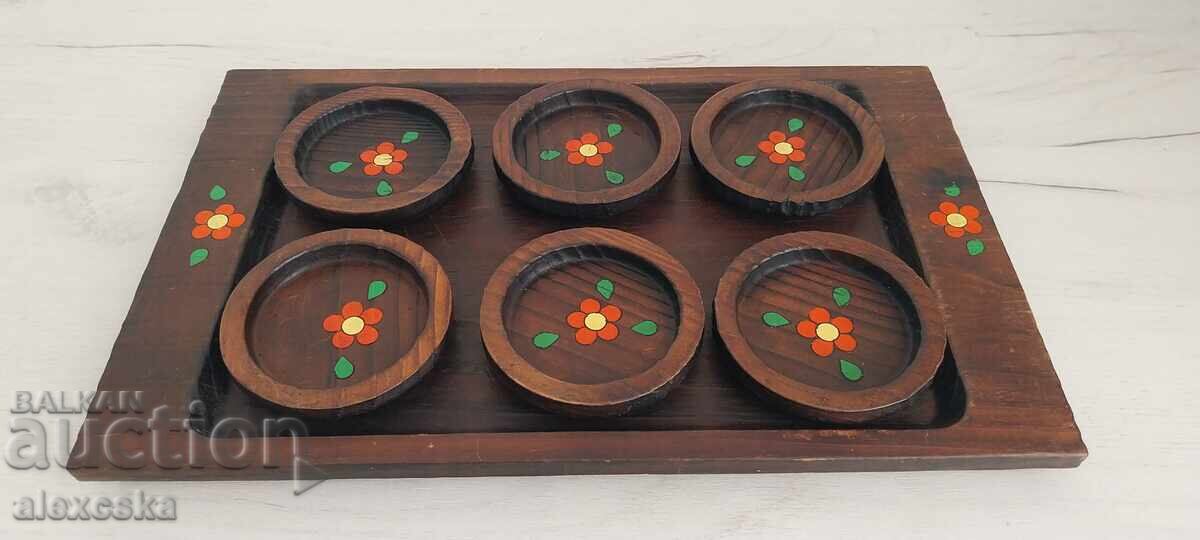 Ξύλινα σουβέρ και κύπελλα με τιμή 27.00 BGN | € 13.80 Ξύλινα σουβέρ και κύπελλα με τιμή 27.00 BGN | € 13.80