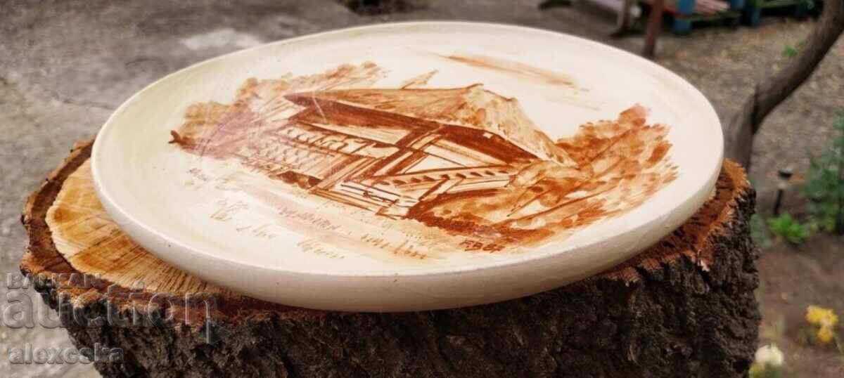 Auction Author's wall plate Auction Author's wall plate