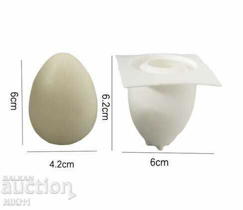 Auction Silicone mold Egg, Easter, mold for candle candles soap Auction Silicone mold Egg, Easter, mold for candle candles soap