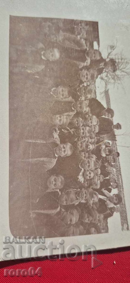 VILLAGE OF GORNI PASSARELL - 1929 - CHILDREN - TEACHERS - RRR - 7 VILLAGE OF GORNI PASSARELL - 1929 - CHILDREN - TEACHERS - RRR - 7