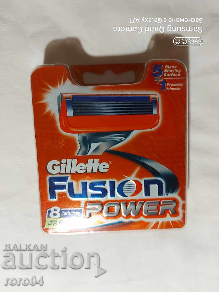 Gillette Fusion POWER with price 50.00 BGN | € 25.56 Gillette Fusion POWER with price 50.00 BGN | € 25.56