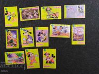 12 pieces of SOC CHEWING GUM PICTURES-"MICKEY MOUSE"