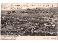 1906 OLD MAP DUPNITSA GENERAL VIEW WHOLE BACK D356