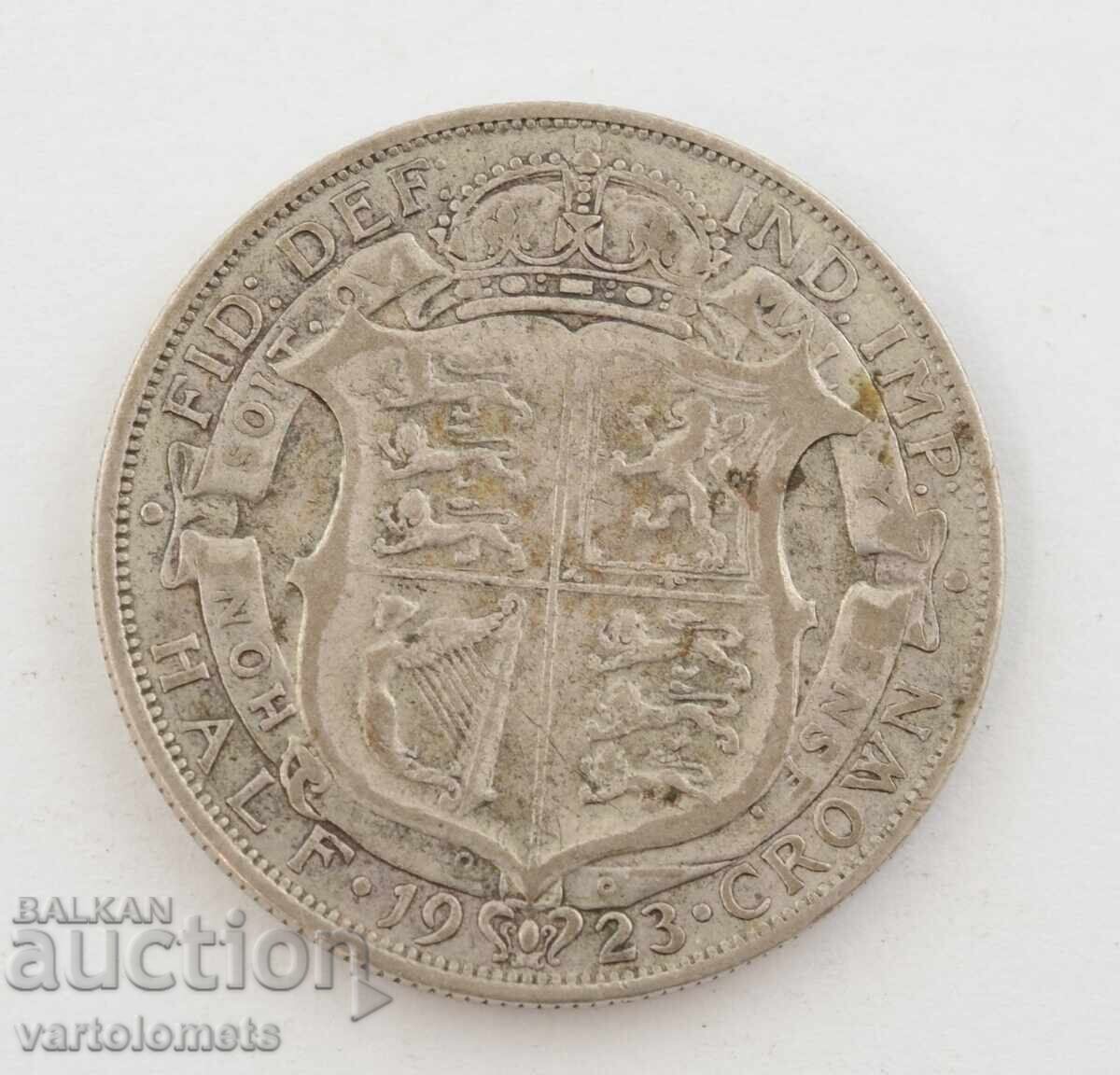 ½ crown 1923 - Great Britain › King George V ½ crown 1923 - Great Britain › King George V