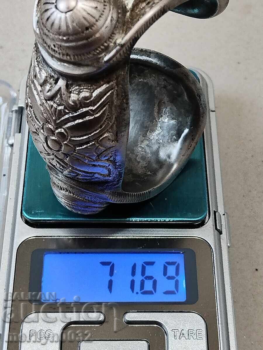 Renaissance silver bracelet slingshot, sachan, jewelry, silver - 6 Renaissance silver bracelet slingshot, sachan, jewelry, silver - 6