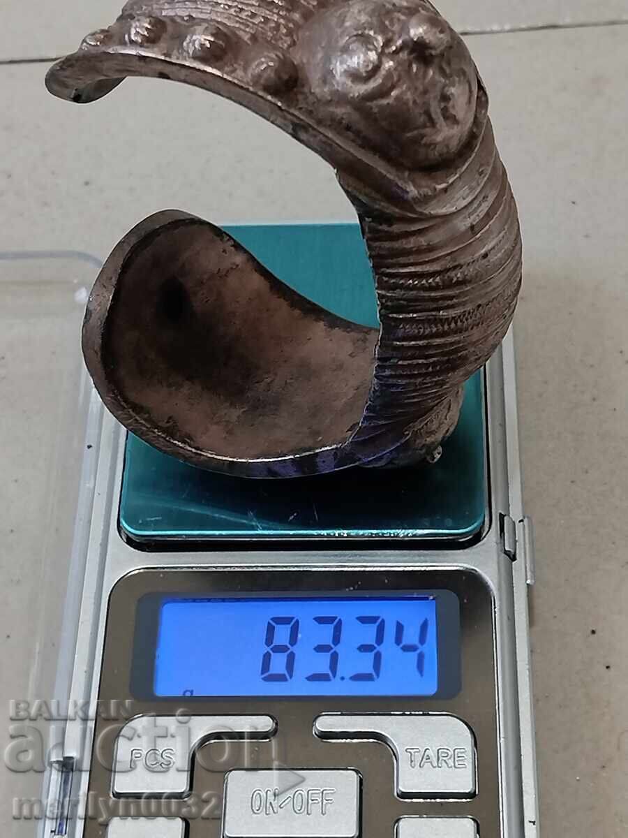 Auction  Renaissance silver bracelet slingshot, sachan, jewelry, silver