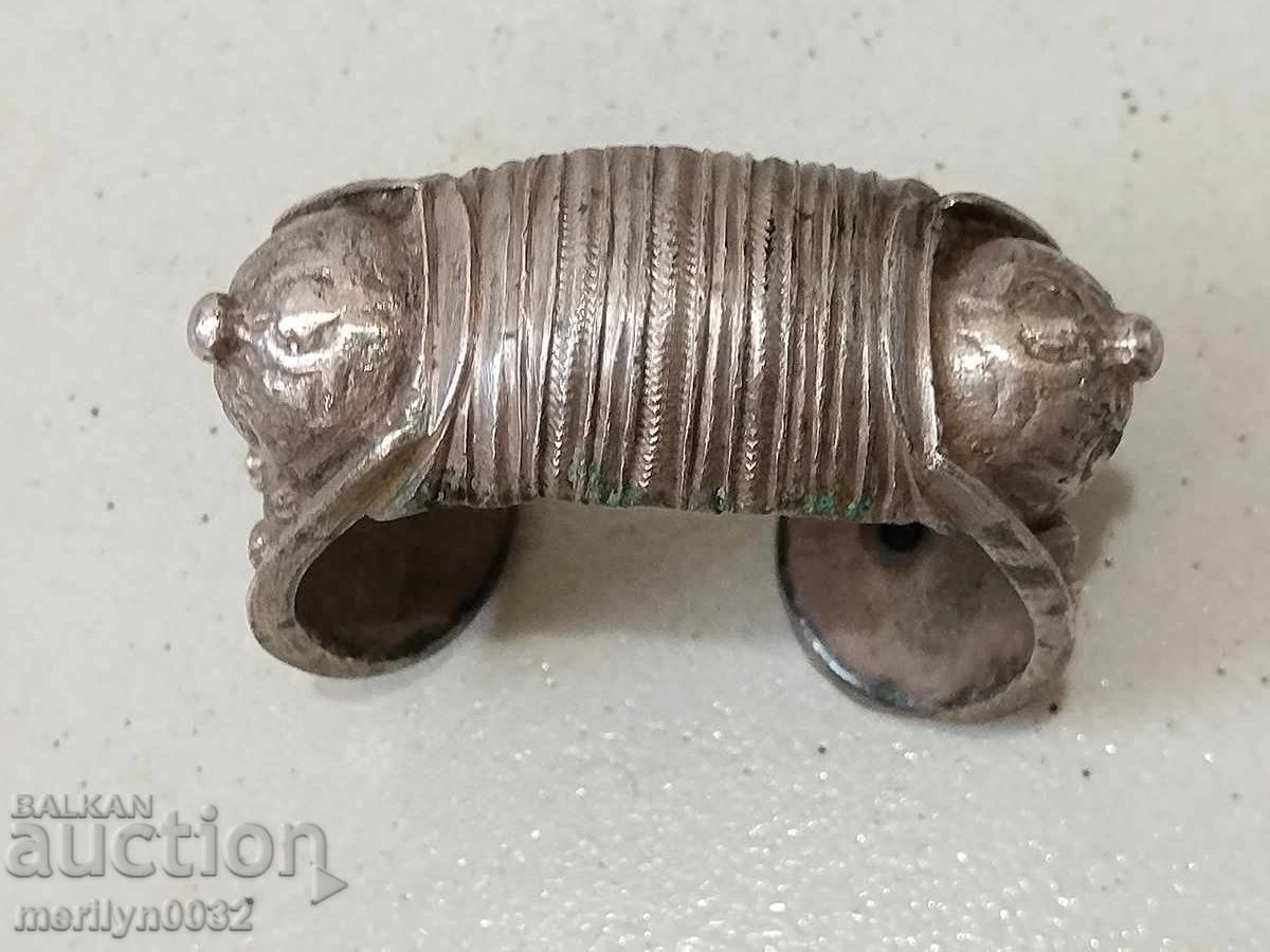 Renaissance silver bracelet slingshot, sachan, jewelry, silver - 5