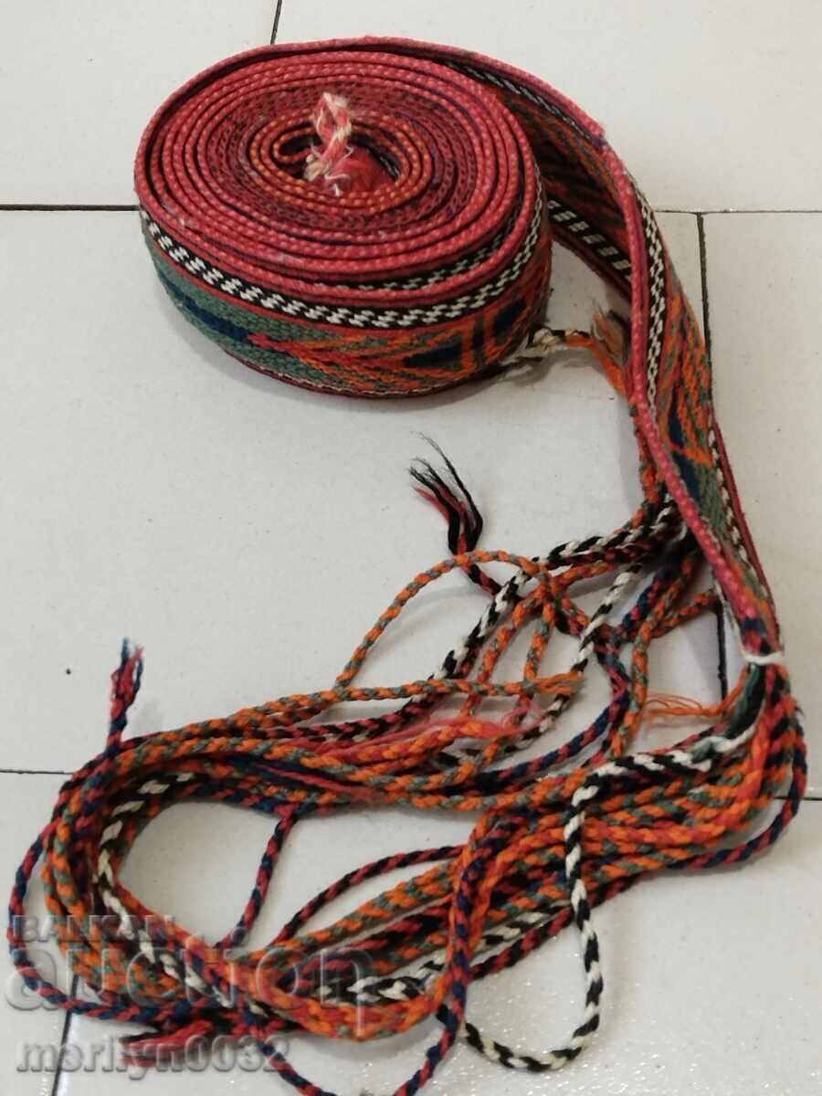 Costum centura veche tesuta manual de 3,53 metri - 7