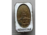 39829 USSR sign Leningrad building Admiralty enamel LMD