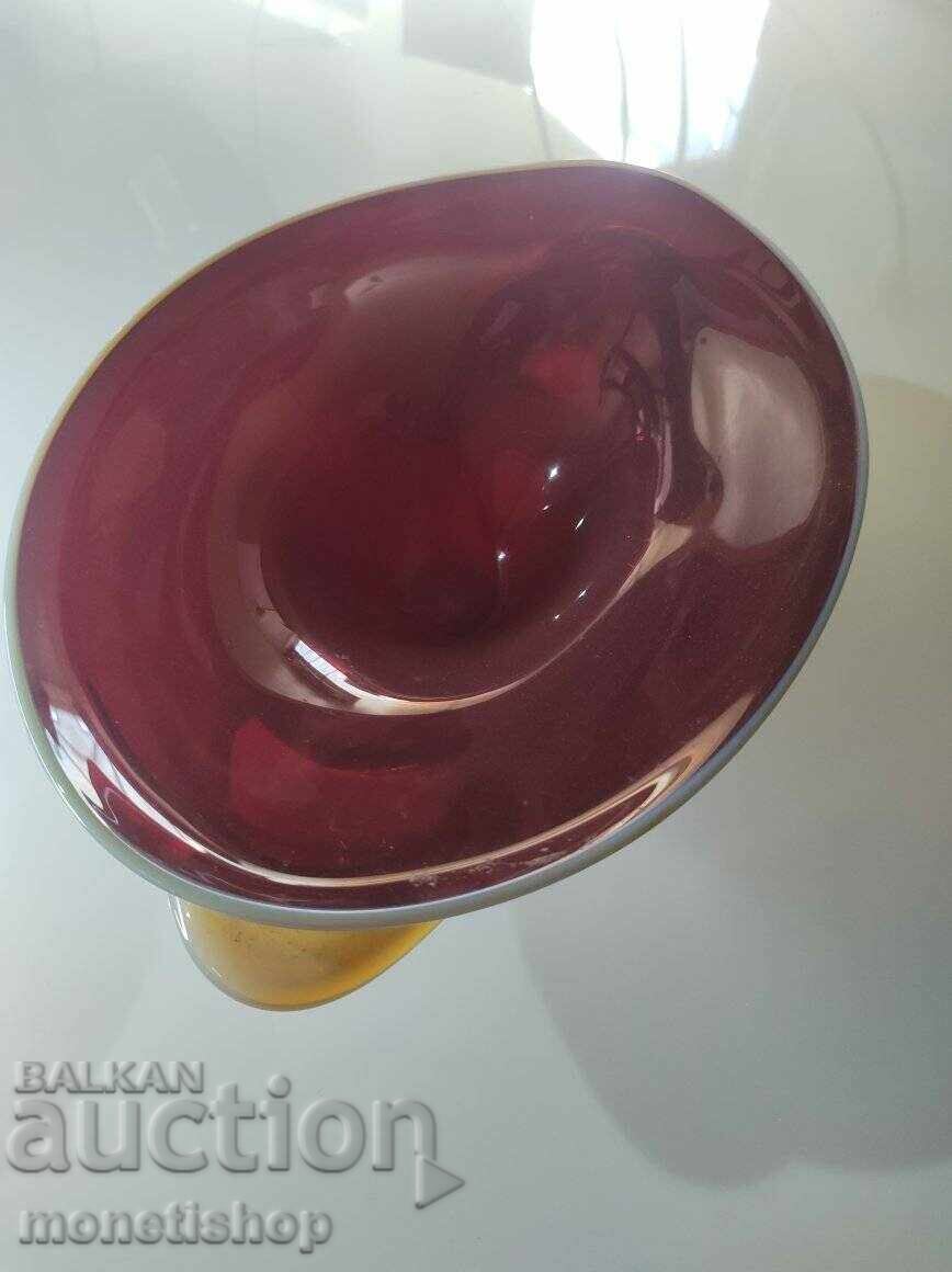 Unique handmade glass ellipse with price 160.00 BGN | € 81.81 Unique handmade glass ellipse with price 160.00 BGN | € 81.81