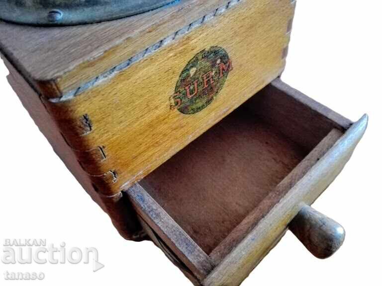 Delivery of Old French wooden coffee grinder (10.4) Delivery of Old French wooden coffee grinder (10.4)