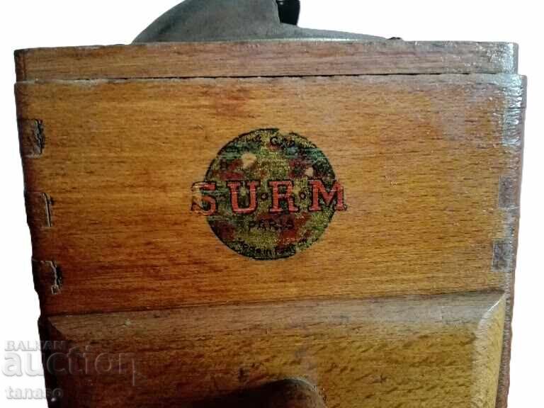 Old French wooden coffee grinder (10.4) - 5 Old French wooden coffee grinder (10.4) - 5