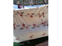 Large beautiful embroidered tablecloth