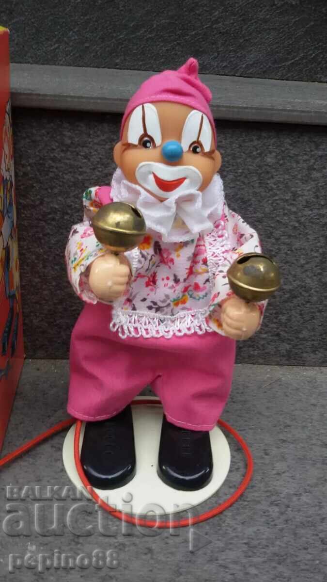 Δημοπρασία Παλιό γερμανικό μηχανικό παιχνίδι κλόουν/κλόουν