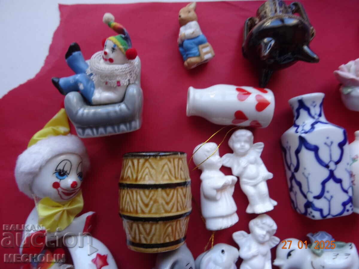 Auction  LOT OF OLD PORCELAIN MINIATURES COLLECTIBLES