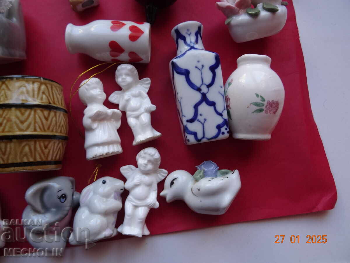 LOT OF OLD PORCELAIN MINIATURES COLLECTIBLES - 5