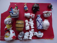 LOT OF OLD PORCELAIN MINIATURES COLLECTIBLES