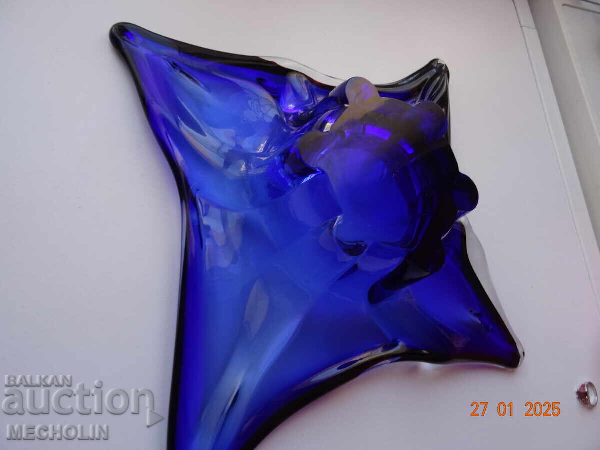 OLD COLLECTIBLE MURANO GLASS FRUIT BOWL - 6 OLD COLLECTIBLE MURANO GLASS FRUIT BOWL - 6