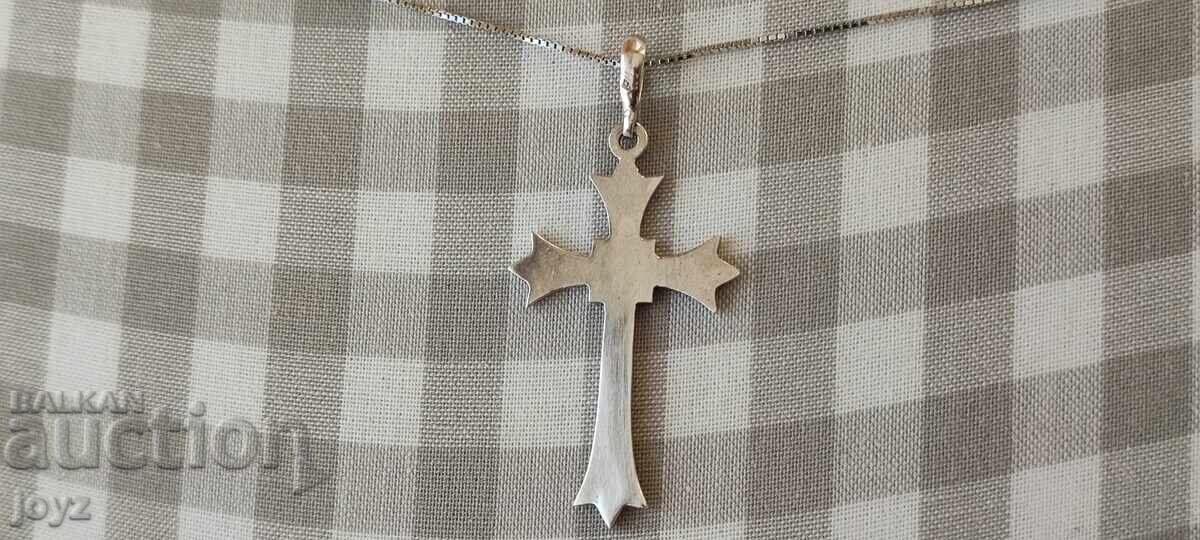 Delivery of SILVER PENDANT - CROSS 2.14 grams /925 SALT
