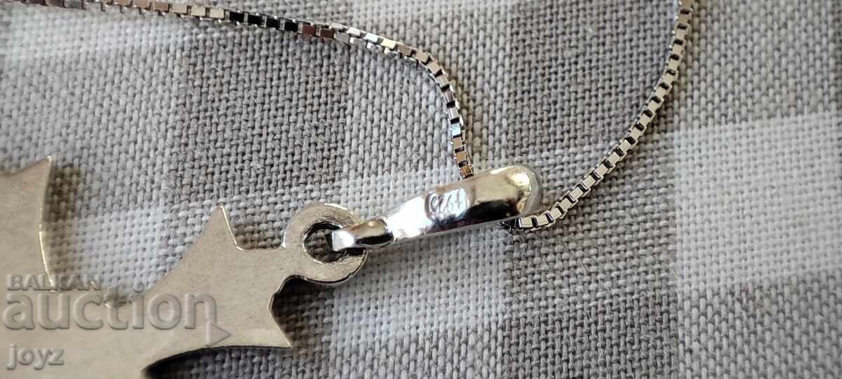 SILVER PENDANT - CROSS 2.14 grams /925 SALT - 6