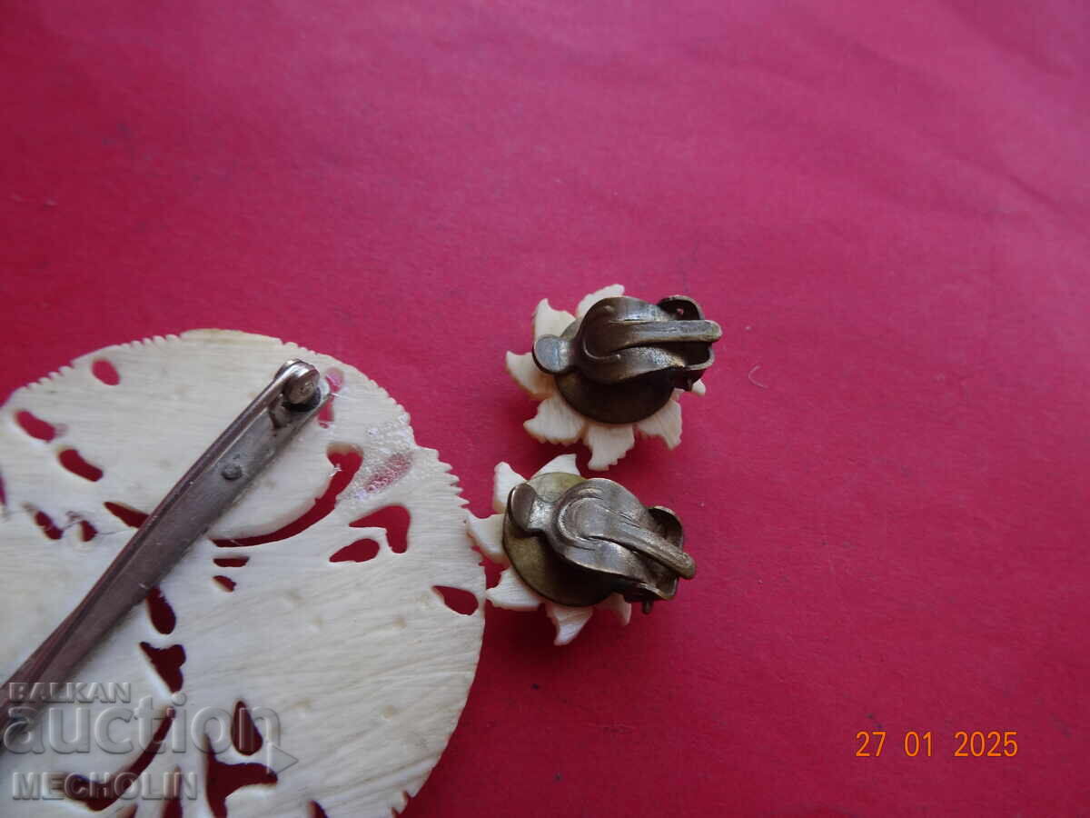 COLLECTIBLE BROOCH WITH EARRINGS - 6 COLLECTIBLE BROOCH WITH EARRINGS - 6