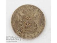 2 Francs 1867 - Belgium › King Leopold II