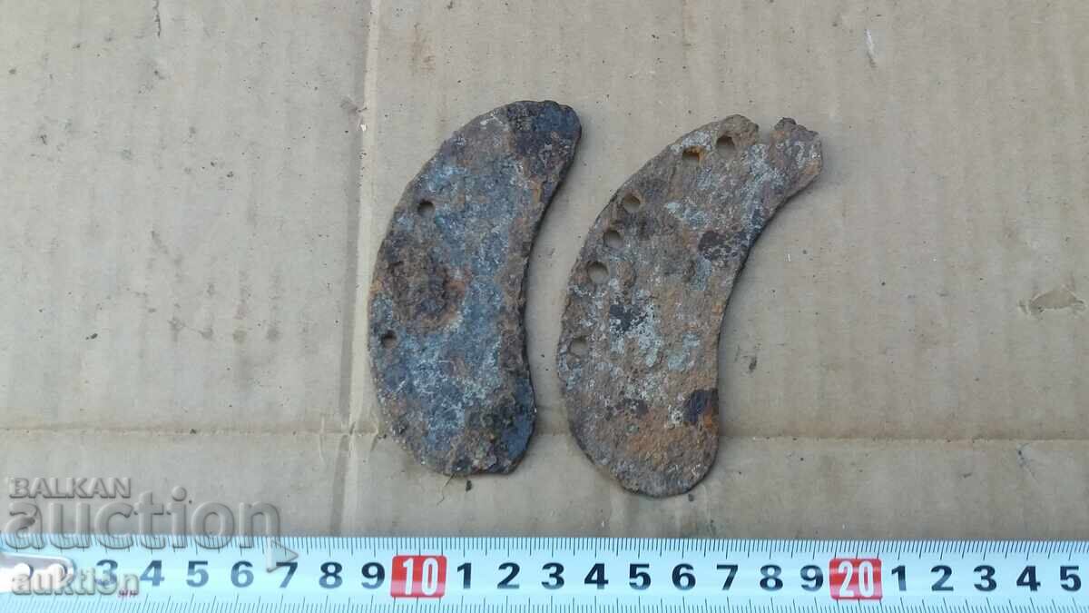 OLD BUFFALO HORSESHOES -2 PCS - 6 OLD BUFFALO HORSESHOES -2 PCS - 6