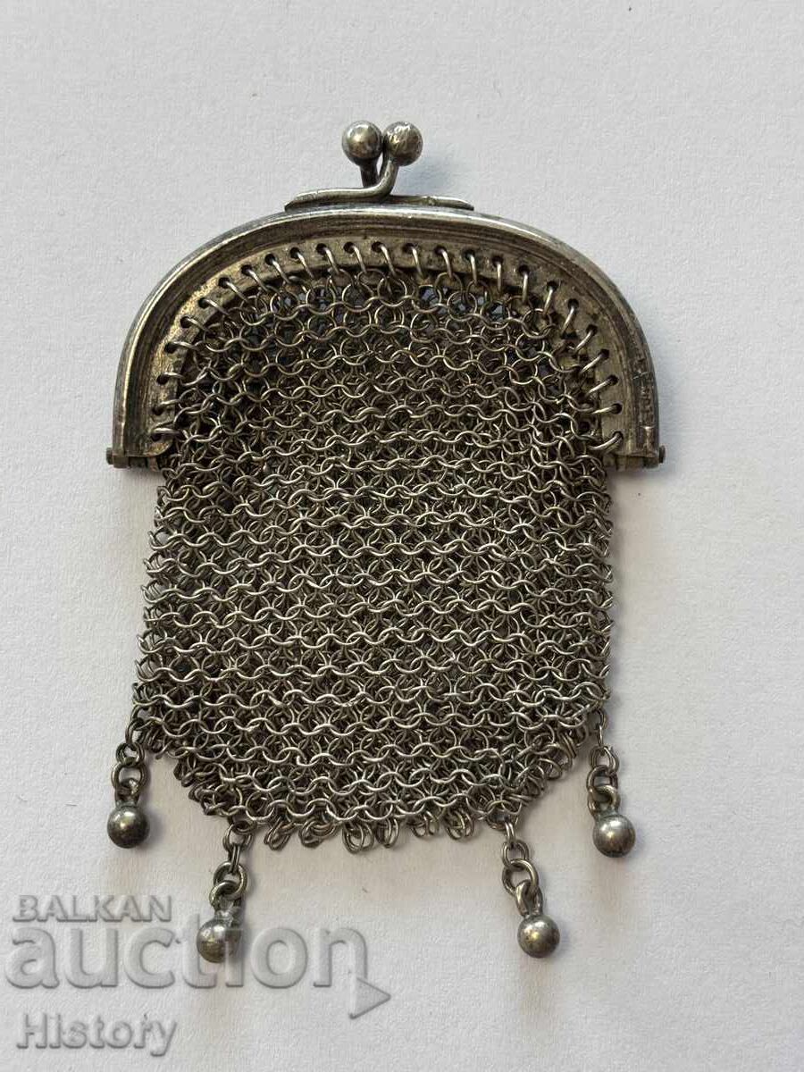 Poșetă din argint antic Poșetă din argint antic