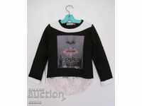 Children's blouse with lace LONDON