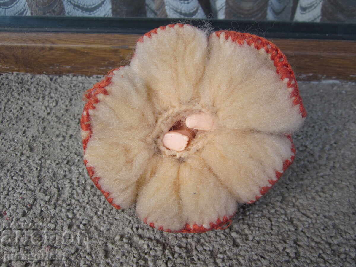 παλιό βουλγαρικό μικρό παιχνίδι κούκλα με μάλλινο φόρεμα - 5 παλιό βουλγαρικό μικρό παιχνίδι κούκλα με μάλλινο φόρεμα - 5